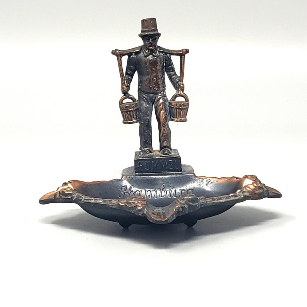 Hummel Vintage Bronzed Cast Metal Ashtray